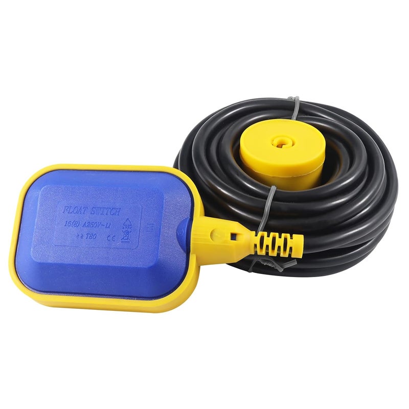 Mamfous Float Switch, 220V 16A Waterproof Tethered Float Switch & Liquid Level Controller with Cable for Water Tank, Sump Pump, Septic Tank, Pool, Pond, Aquarium(26.24ft(8M)) - Image 1